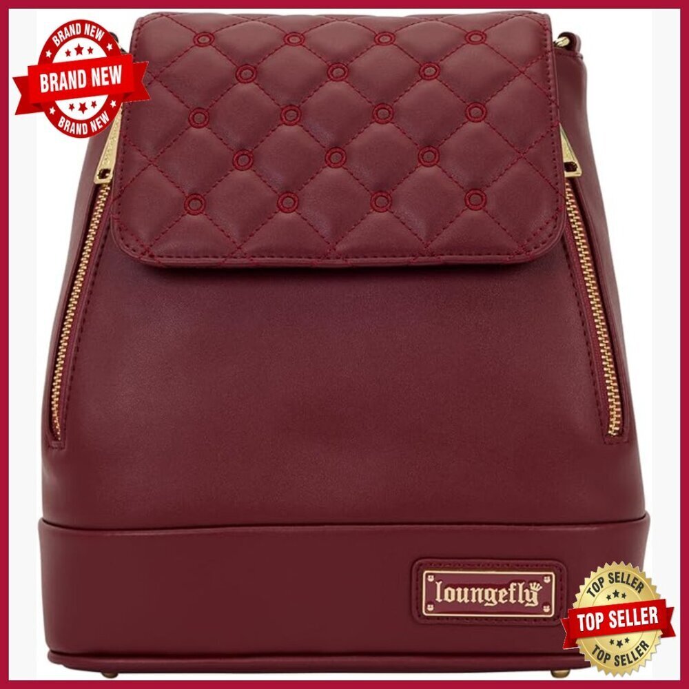 Convertible Mini Backpack Crossbody Bag Faux Leather Customizable Pins